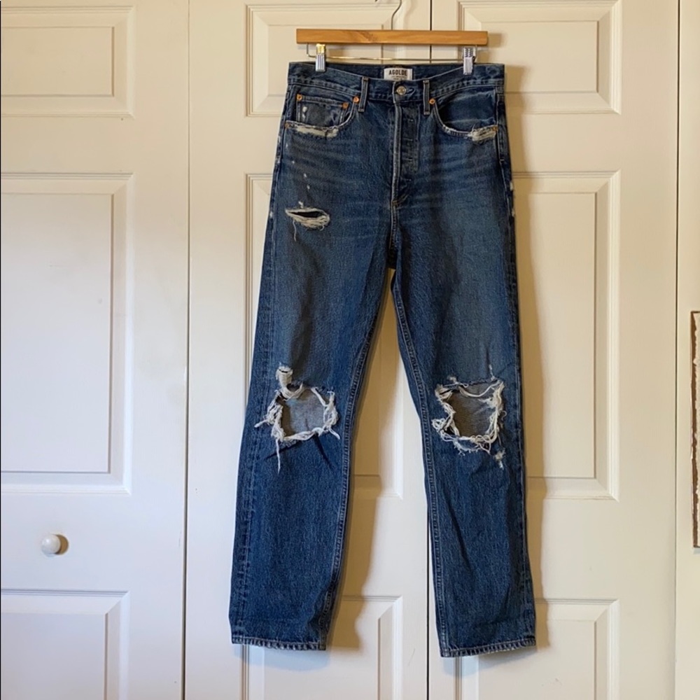 Agolde high rise 90’s fit jeans Size 27 in Psyche